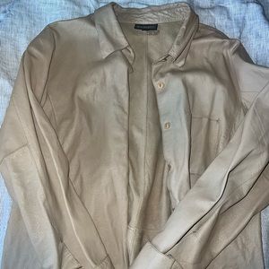 Vintage leather blazer